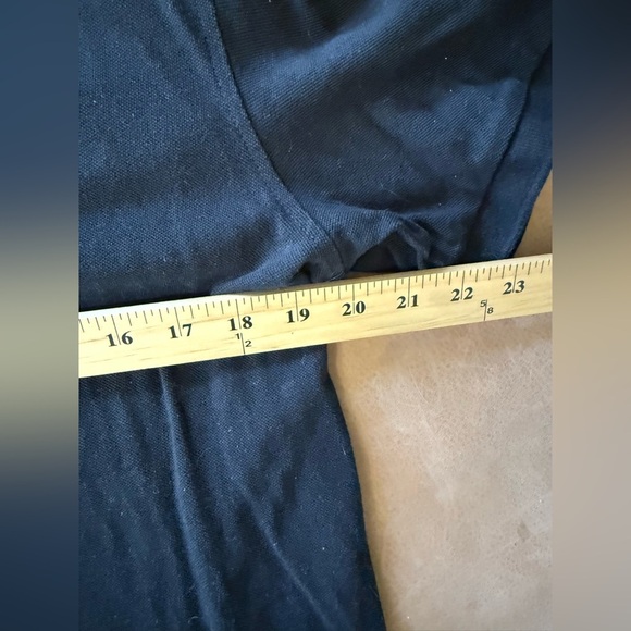 Merona Black Ultimate Polo Men’s Size Medium 100% Cotton Preppy - Picture 3 of 6